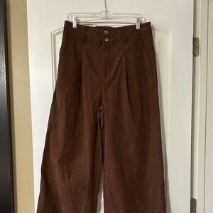 Cider Corduroy Women Pants in Rich Brown